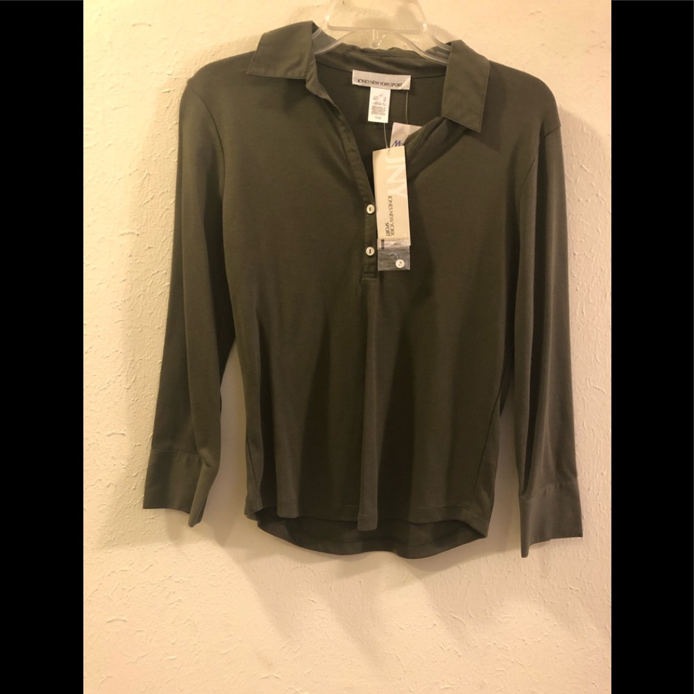 JONES NY- Green Top size S